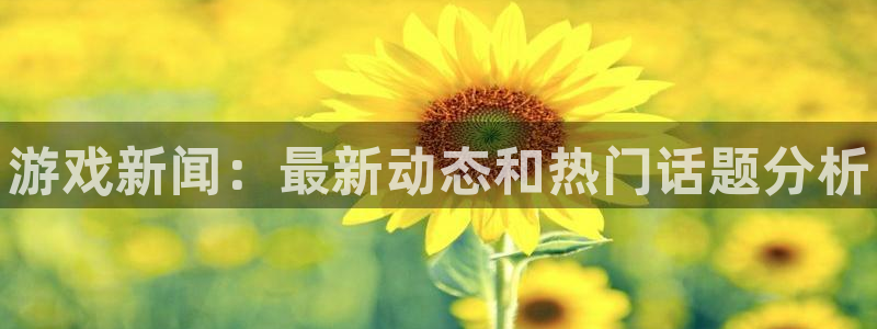 赢咖娱乐官网登录：游戏新闻：最新动态和热门话题分析